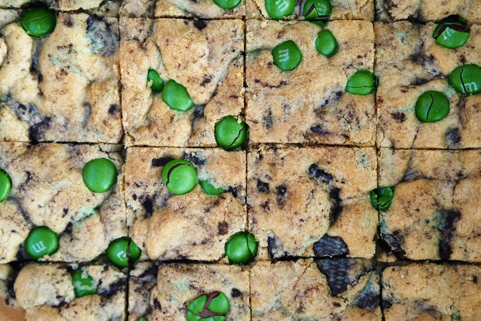 cookie bars cooked in a dutch oven