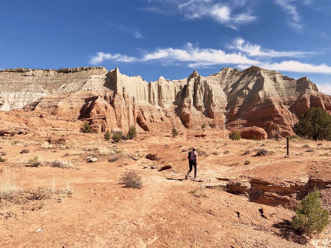 Amanda hiking on the Angels Palace Trail utah