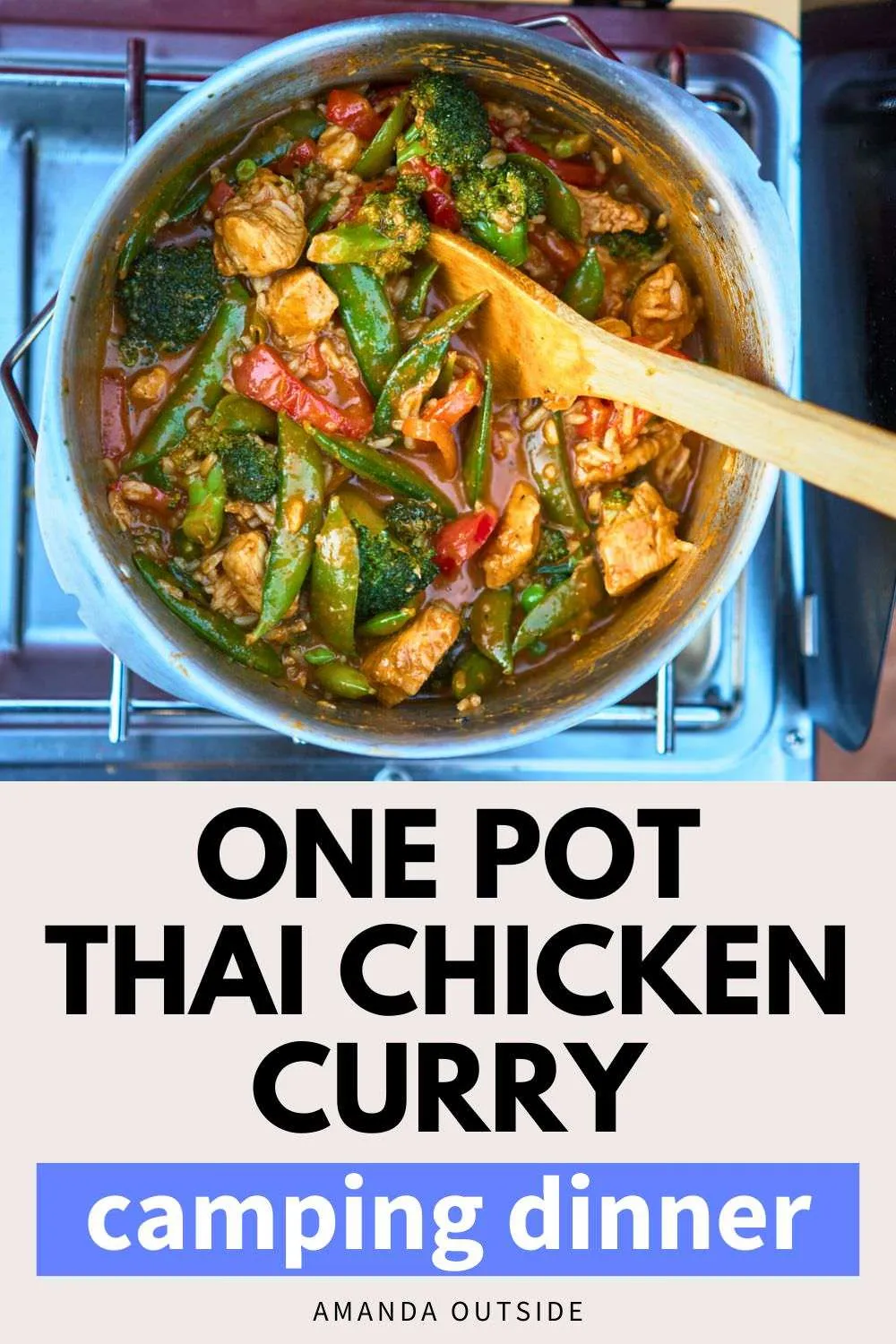 one pot thai chicken curry pinterest image
