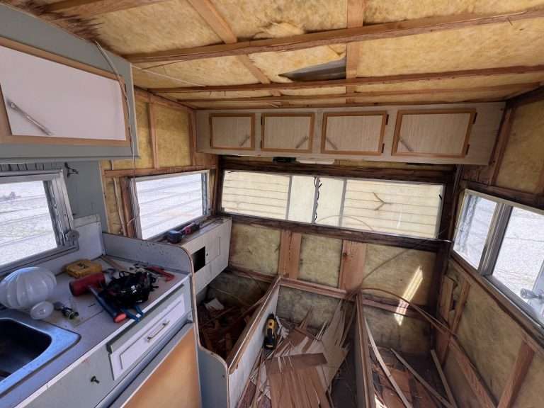 1960s Vintage Camper Renovation: Demo, Electrical, and Fixing Leaks