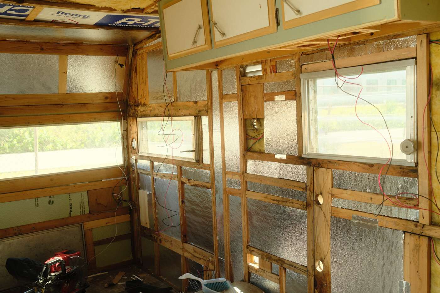 vintage camper new installation installed 